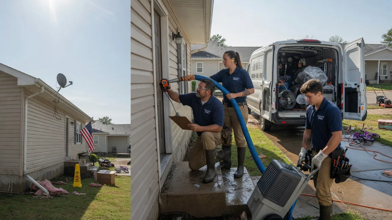 Ceiling Water Damage Restoration in Ellendale, DE near me